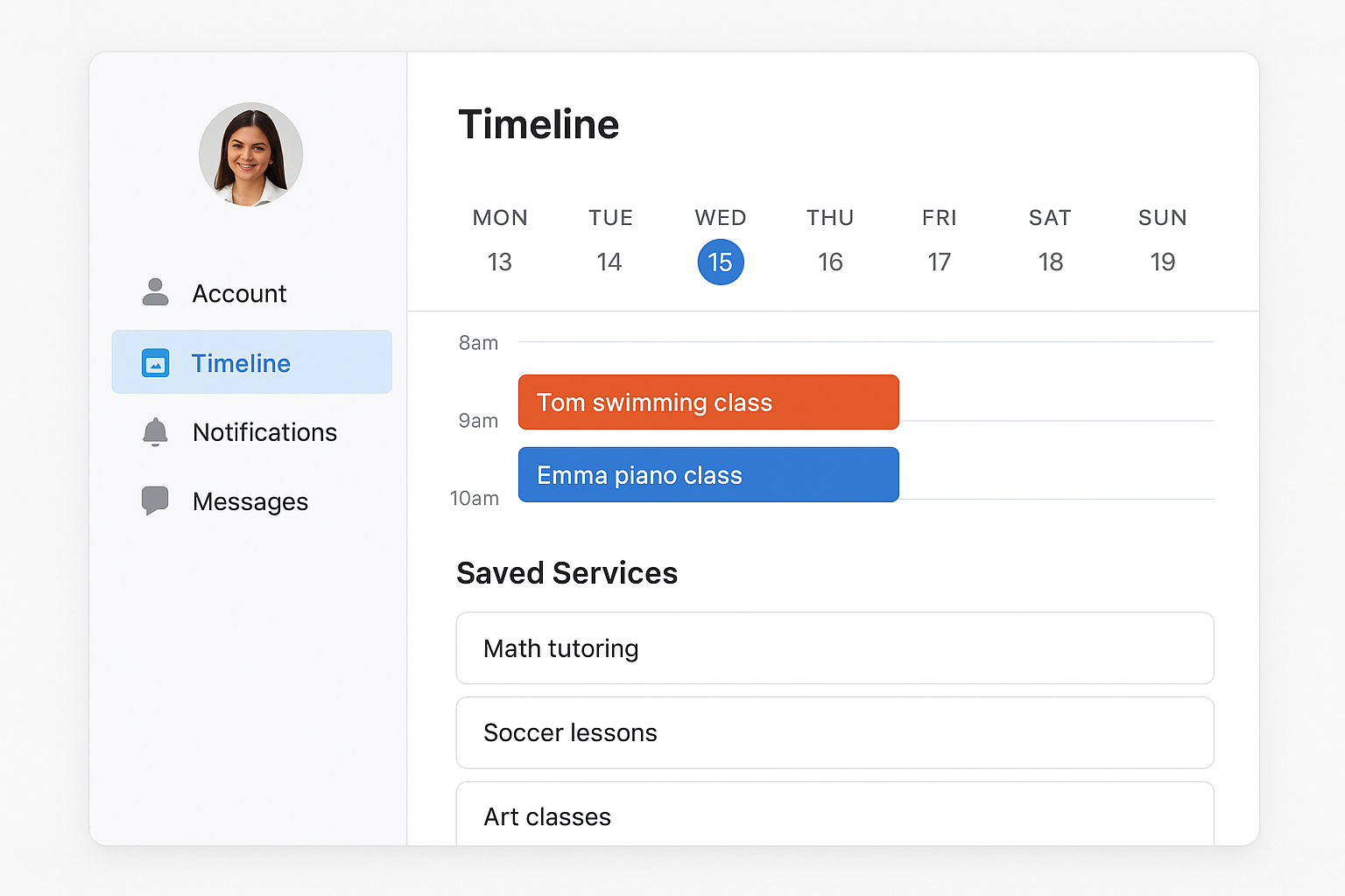 Kideloa parent dashboard preview